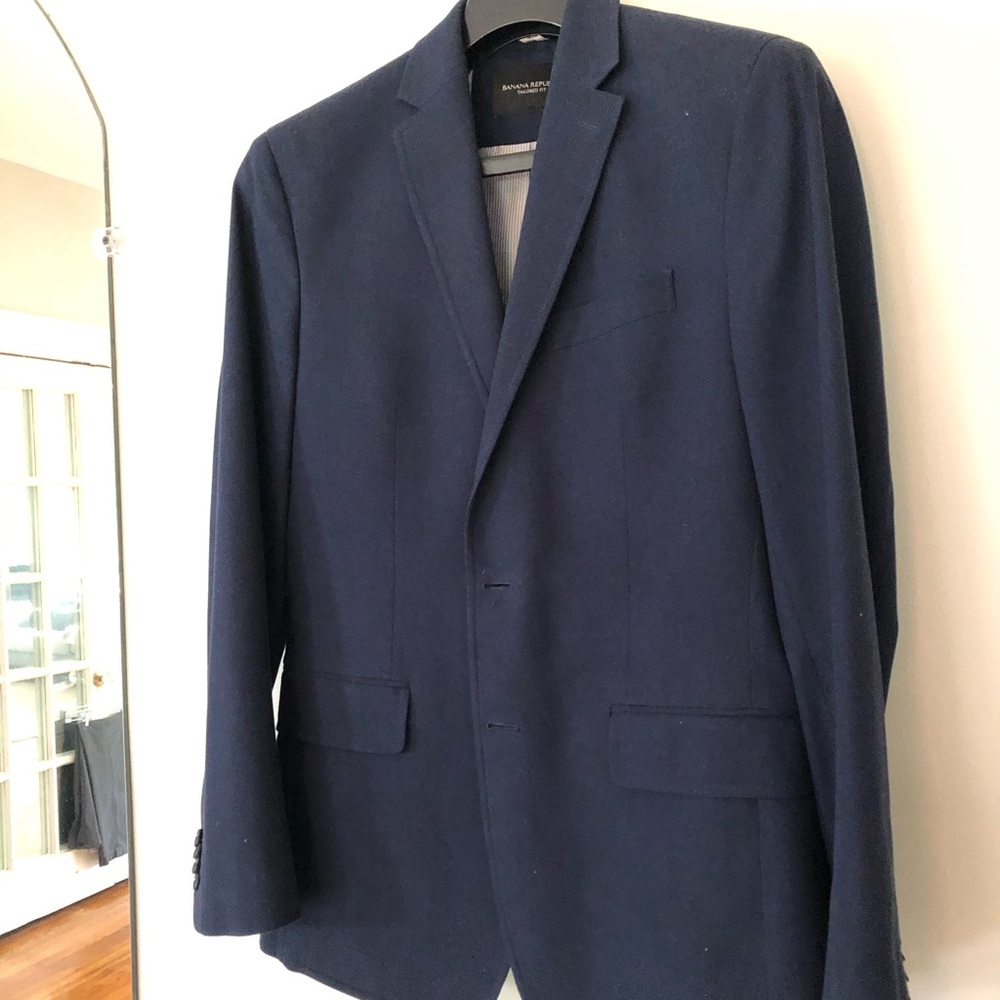 🍌 Banana Republic Blue Blazer 38R